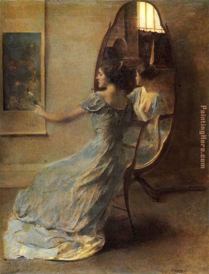 Before the Mirror painting - Thomas Dewing Before the Mirror art painting